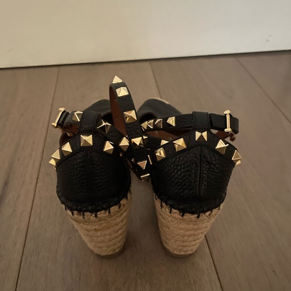 Valentino Rockstud Espadrilles Black - Picture 4 of 7